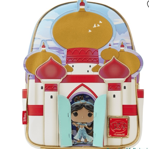 NWT Limited Edition Bundle - Aladdin 30th Anniversary Palace Mini Backpack - Picture 2 of 4